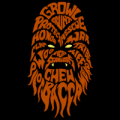 Chewbacca Typographic