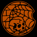 Skull in Spider Web 01