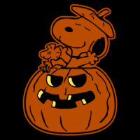 Snoopy Pumpkin 02 - StoneyKins