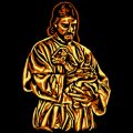 Jesus Carrying a Lost Lamb 03