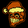 Santa Skull 02