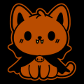 Cute Vampire Cat
