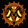 Satanic Goat Head 01