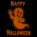 Vintage Ghost Happy Halloween