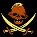 Sloth Pirate Skull