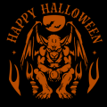 Happy Halloween Gargoyle 01