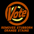Vote Removes Orange Stains