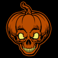 Pumpkin Skull