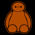 Baymax Sitting 02