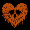 Melting Skull Heart