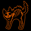 Skeleton Cat 01