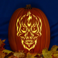 Skull with Flames CO