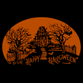 Haunted House Happy Halloween 01