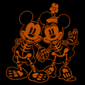 Mickey Minnie Skeletons 02