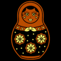 Matryoshka Russian Doll 01