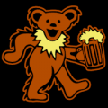 Grateful Dead Dancing Bear Beer