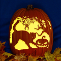 Cat with Pumpkin 01 CO
