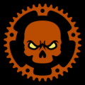 Bicycle Sprocket Skull 01