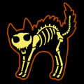 Skeleton Cat 02