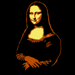 mona lisa stencil