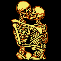 Kissing Skeletons