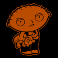 Stewie Giving the Finger