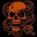 Snake Through Skull 02