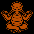 Turtle Doing Yoga