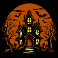 Haunted House with Bats 02