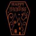 Happy Haunting Coffin 01