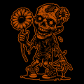 Zombie with Sunflower