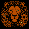 Floral Lion
