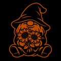 Gnome with Sunflowers 02