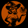Witch Pin Up 02