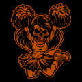 Evil Cheerleader Skeleton