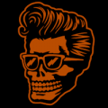 Rockabilly Skull 01