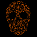 Music Note Skull