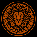 Lions Head with Lines