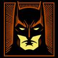 Batman Head with Lines