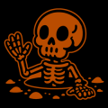 Waving Skelly