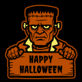 Frankenstein Happy Halloween 02