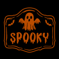 Spooky Ghost Sign