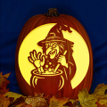 Witch with Cauldron CO