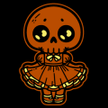 Cute Girly Skeleton 02