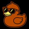 Rubber Ducky with Sunglasses