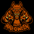 Werewolf Happy Halloween
