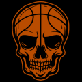 Basketball Skull
