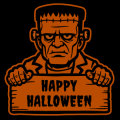 Frankenstein Happy Halloween 01