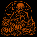 Skeleton Carving Pumpkins 01