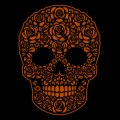 Sugar Skull of Roses